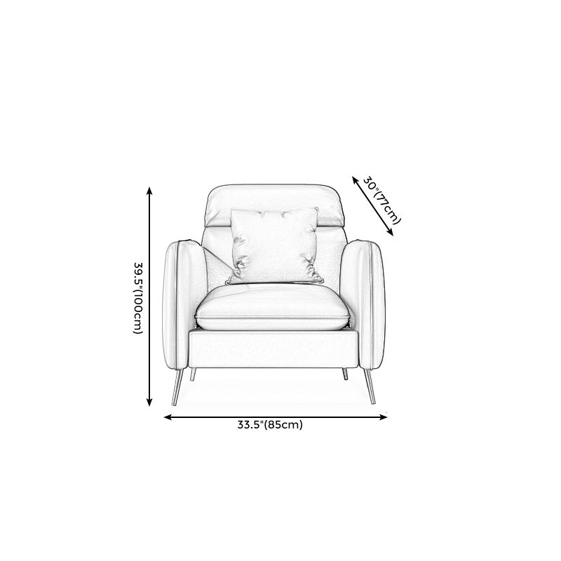 Faux Leather Modern Sofa 30"W Sofa with Storage for Living Room Clearhalo 'furn' 'furn_sofas' 'Furniture' 'furniture_sofas' 'kitchen' 'kitchen_sofas' 'Living Room Furniture' 'Sofa' 'sofas' 1200x1200_98f8406f-40b2-40bc-b88e-dc0637f93702