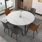 Modern 1/4/5/7 Pieces Dining Set Sintered Stone Top Dining Furniture Clearhalo 'Dining Room Sets' 'Dining Tables & Seating' 'dining_room_set' 'furn' 'furn_dining_room_set' 'Furniture' 'furniture_dining_room_set' 'Kitchen & Dining Furniture' 'kitchen&dining_furn' 'kitchen' 1200x1200_98fd1913-2614-46e6-8631-485a62f4a705