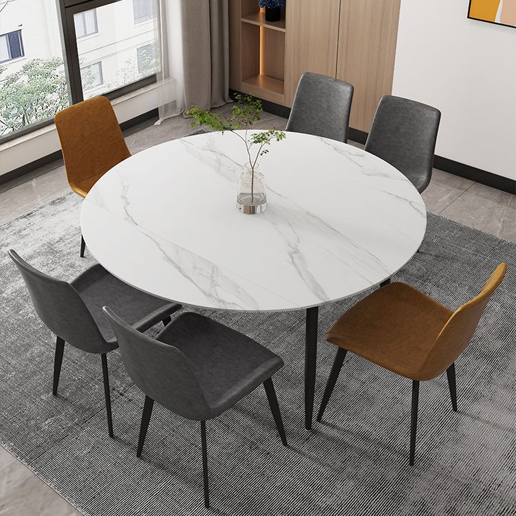 Modern 1/4/5/7 Pieces Dining Set Sintered Stone Top Dining Furniture Clearhalo 'Dining Room Sets' 'Dining Tables & Seating' 'dining_room_set' 'furn' 'furn_dining_room_set' 'Furniture' 'furniture_dining_room_set' 'Kitchen & Dining Furniture' 'kitchen&dining_furn' 'kitchen' 1200x1200_98fd1913-2614-46e6-8631-485a62f4a705