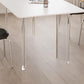 Modern White Dining Set Rectangle 1/2/4/5/7 Stone and Acrylic Pieces Dinette Set Clearhalo 'Dining Room Sets' 'Dining Tables & Seating' 'dining_room_set' 'furn' 'furn_dining_room_set' 'Furniture' 'Kitchen & Dining Furniture' 1200x1200_98fd3f08-ff4f-4f88-b05f-2c3957ad1ef3