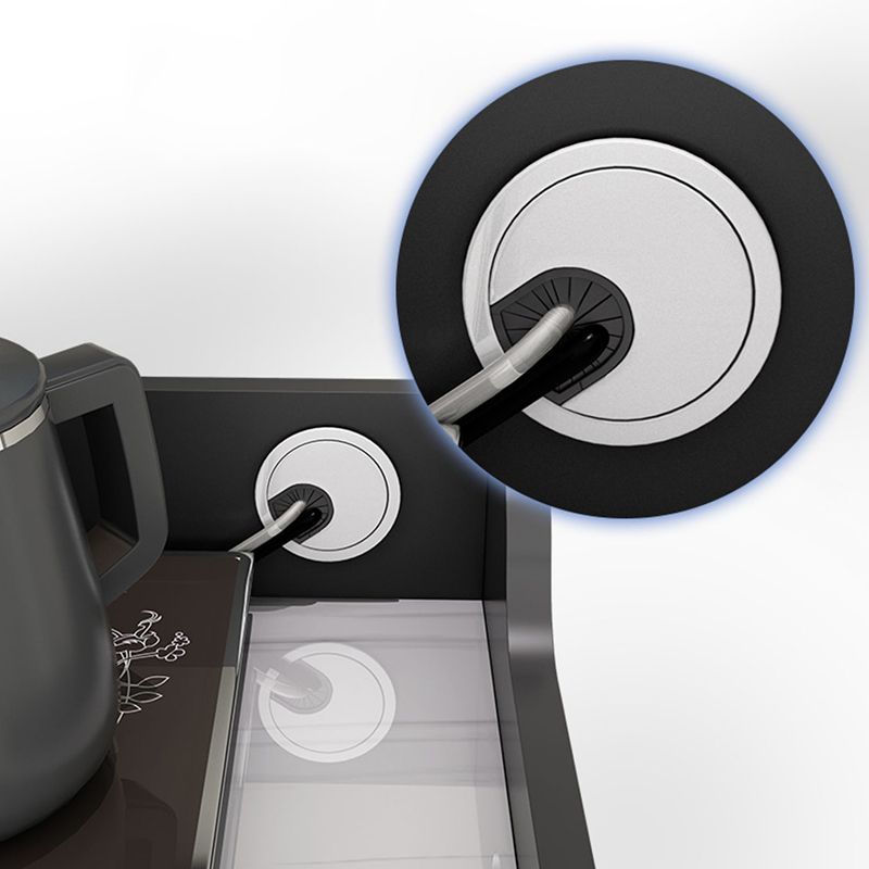 Sideboard di pietra contemporanea 1 cassetto cassettiera con ripiani regolabili