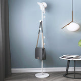 Metal Hall Tree Free Standing Entryway Kit Changer con ganchos