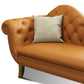 Glam Chaise Lounge Chair Solid Color Chaise Lounge with Pillow Clearhalo 'Chairs & Seating' 'Chaise Lounge' 'chaise_lounge' 'furn' 'furn_chaise_lounge' 'Furniture' 'Living Room Furniture' 1200x1200_9908fd8b-7685-47d1-a046-a87920a742e8