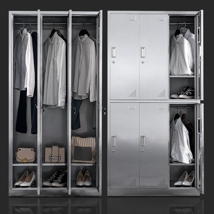 Moderno moderno armadio a cerniera a car "Armale in metallo cromata per bagno