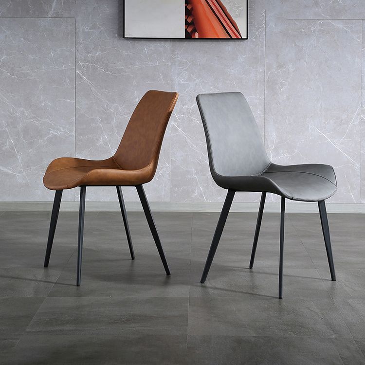 Contemporary High-density Sponge Cushion Chair 20'' Wide Parsons Chair for Home Clearhalo ' kitchen&dining_furn' 'Dining Chairs' 'Dining Tables & Seating' 'dining_chair' 'furn' 'furn_dining_chair' 'Furniture' 'furniture_dining_chair' 'Kitchen & Dining Furniture' 'kitchen' 1200x1200_990b0433-ca97-456b-a6b5-79db764334bc