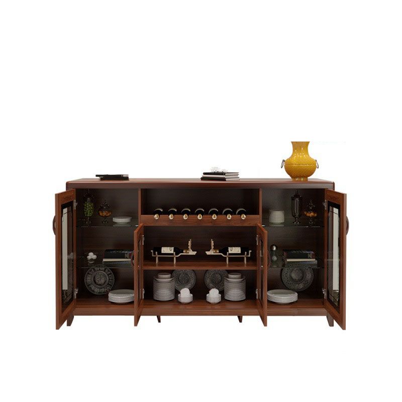 Sideboard moderna legno massiccio senza angoscia con cassetti Creedenza mobili