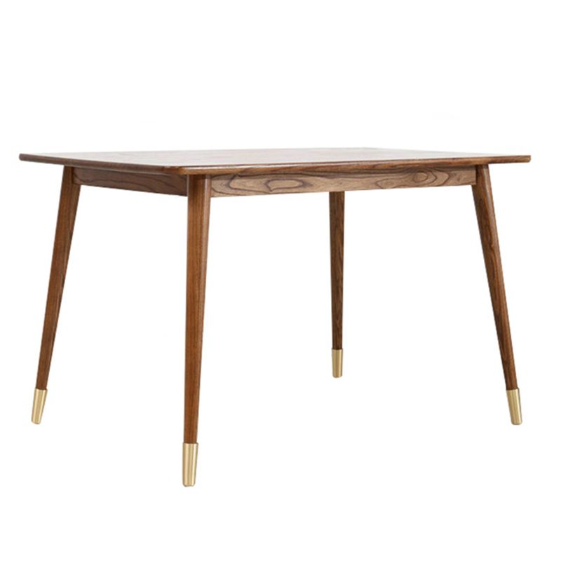 Contemporary Rectangle Dining Table Red gold sandalwood Solid Wood Table with 4 Legs Clearhalo ' dining_table' 'Dining Tables & Seating' 'Dining Tables' 'furn' 'furn_dining_table' 'Furniture' 'furniture_dining_table' 'Kitchen & Dining Furniture' 'kitchen&dining_furn' 'kitchen' 'kitchen_dining_table' 1200x1200_990c5469-e48d-4a5d-bafe-6bd76d997d05