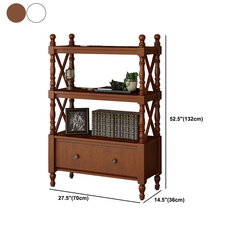 Nordic Wooden Open Back Bookshelf Etagere Bookshelf with Drawers Clearhalo 'Bookcases' 'furn' 'furn_bookcases' 'Furniture' 'Office Furniture' 1200x1200_990c5940-e225-4848-b5d1-423293413cf3