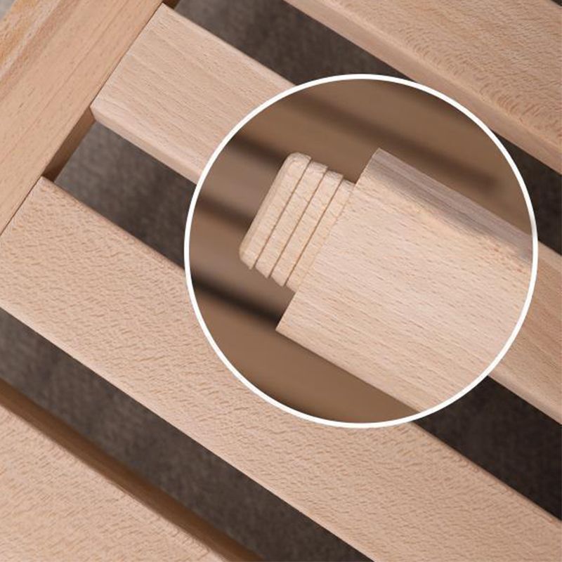 Véritable plate-forme rembourrée en cuir