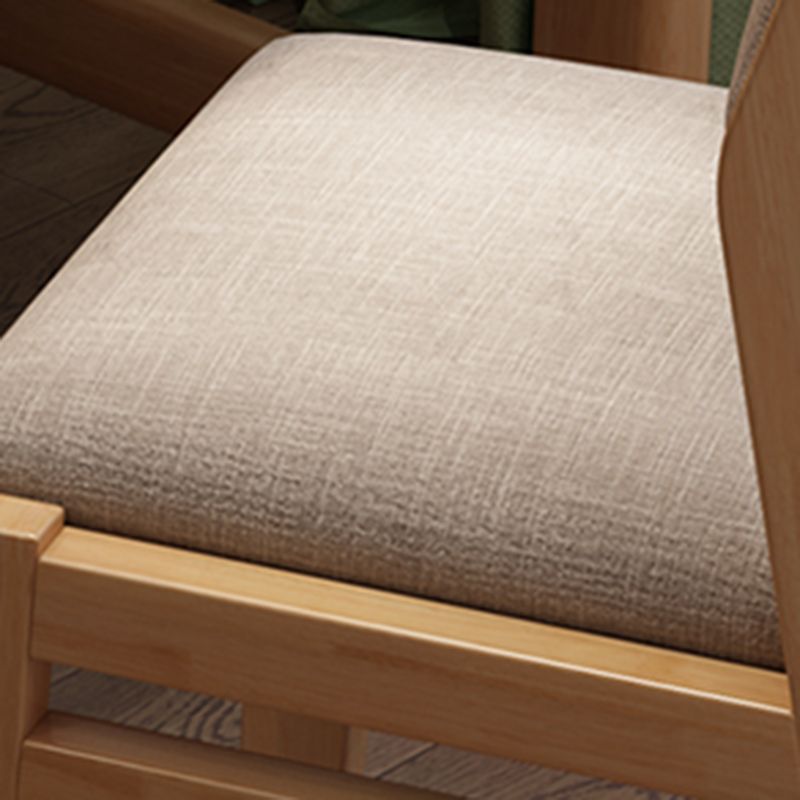 現代的なスタイルのダイニング木製椅子キッチンダイニングオープンバックアームレスチェア