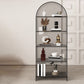Acrylic Closed Back Standard Bookshelf Modern Style Bookcase