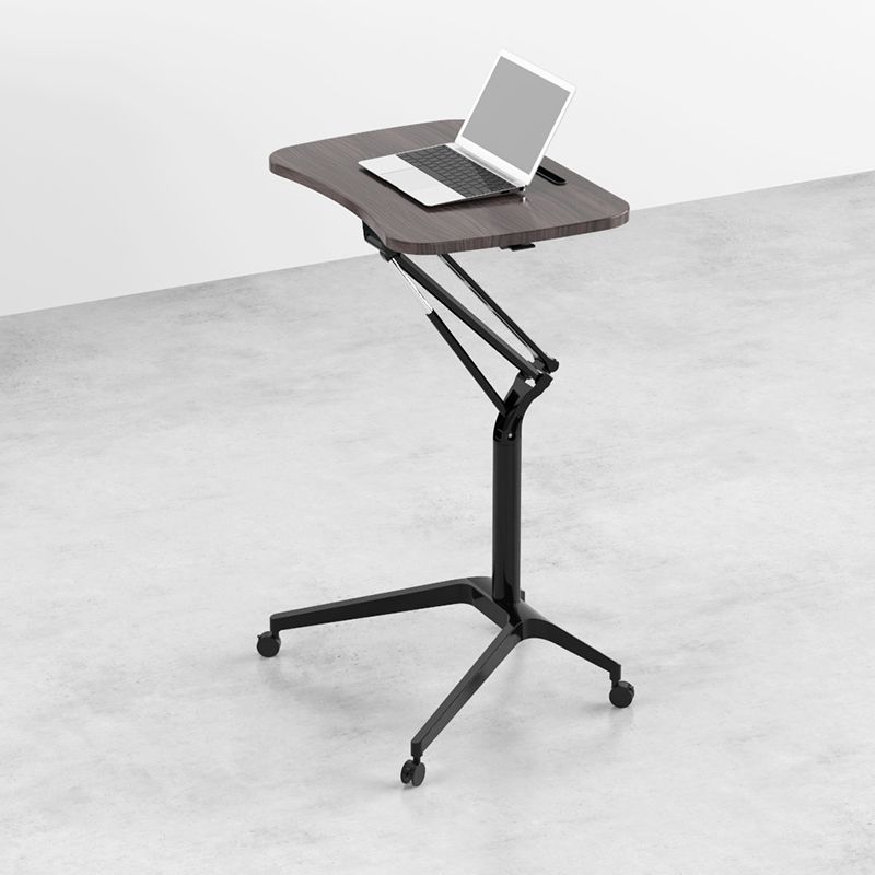Rectangular Contemporary Standing Desk Adjustable Wooden Writing Desk Clearhalo 'furn' 'furn_office_desk' 'Furniture' 'Office Desks' 'Office Furniture' 'office_desk' 1200x1200_9912db6e-1dce-4347-ad9e-696e58014f8f