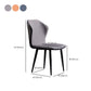 Industrial Upholstered Faux Leather Chair Wingback Side Chair with Metal Legs Clearhalo 'Dining Chairs' 'Dining Tables & Seating' 'dining_chair' 'furn' 'furn_dining_chair' 'Furniture' 'Kitchen & Dining Furniture' 1200x1200_99134e12-de05-4478-936a-11b6734b2629