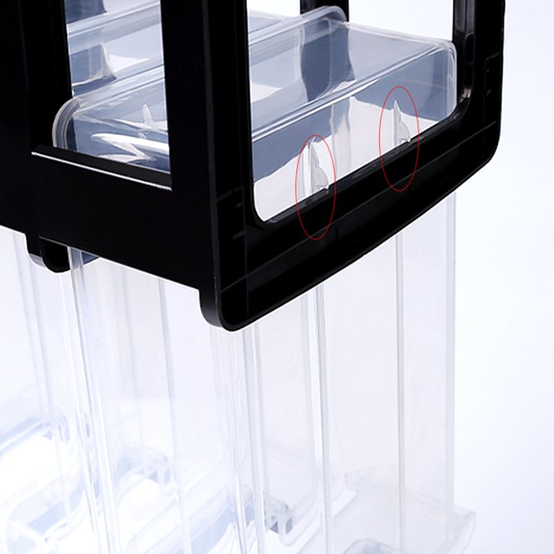 Cajones de archivos contemporáneos Archivo vertical de plástico para hogar u oficina