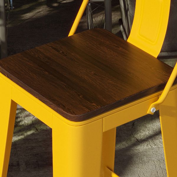 1/2/4 pezzi sgabello da bar industriale e set da tavolo in metallo