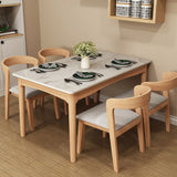 Simplicity Style Dining Site Table Rectangle Furniture for Home Clearhalo 'Dining Tables & Seating' 'Dining Tables' 'dining_table' 'furn' 'furn_dining_table' 'Furniture' 'Kitchen & Dining Furniture' 1200x1200_9918060a-091f-4b18-abc8-f75f1910a5f6