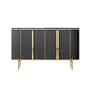 Glam Buffet Sideboard Stone Cabinets Dining Buffet for Living Room Clearhalo 'buffet_sideboard' 'Buffets & Sideboards' 'furn' 'furn_buffet_sideboard' 'Furniture' 'Kitchen & Dining Furniture' 1200x1200_9918df8c-b503-4750-bff4-6b16d45bb904