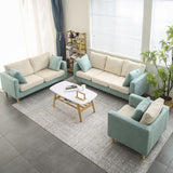 Square Arm Loveseat Polish Finish Sofa for Living Room and Home Clearhalo 'furn' 'furn_sofas' 'Furniture' 'furniture_sofas' 'kitchen' 'kitchen_sofas' 'Living Room Furniture' 'Sofa' 'sofas' 1200x1200_991bd494-f81e-45f4-8c98-46efd7a084a8