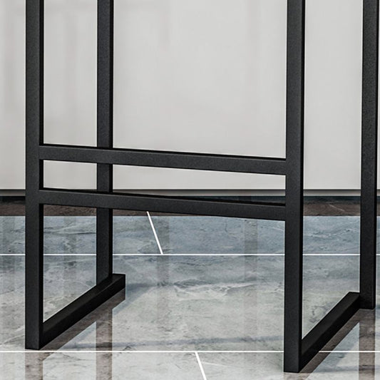 Scandinavian Style Bar-stool with Sled Legs Square Seat Counter Stool for Kitchen Bar Clearhalo 'Bar Furniture' 'Bar Stools' 'bar_stools' 'furn' 'furn_bar_stools' 'furniture_bar_stools' 'Kitchen & Dining Furniture' 'kitchen&dining_furn' 'kitchen' 'kitchen_furn' Furniture' 1200x1200_991c8505-bf4f-4203-b18a-4b797d63a02e