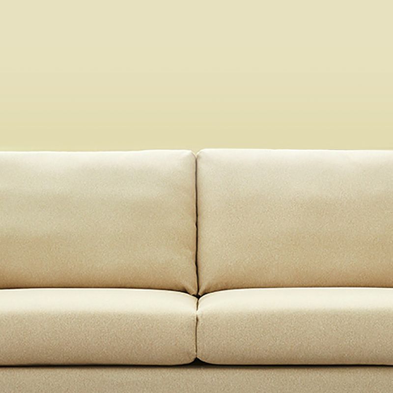 Linen Modern Standard Sofa Loose Back 33"W Square Arm Sofa Sofa Clearhalo 'furn' 'furn_sofas' 'Furniture' 'furniture_sofas' 'Living Room Furniture' 'Sofa' 'sofas' 1200x1200_991c874f-172d-478e-9c52-1a951d343e89