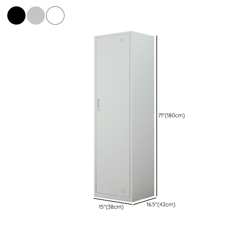 Industrial Steel Wardrobe Closet Hinged Storage Cabinet with Lock