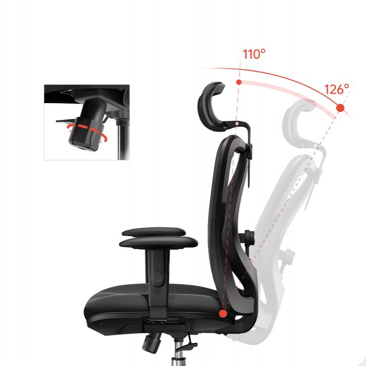 High Back Office Chair With Sponge Seat Fixed/Adjustable Arm Office Chair Clearhalo 'furn' 'furn_office_chair' 'Furniture' 'furniture_office_chair' 'Office Chairs' 'Office Furniture' 'office_chair' 1200x1200_991ddcbb-31fe-4920-bef3-277199aa5b69