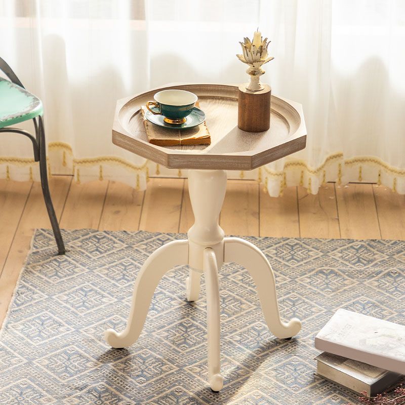 Tavolino da cocktail in legno di campagna francese Tavolino da caffè invecchiato per la casa