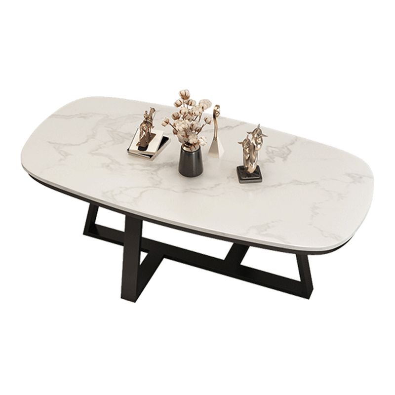 Mesa de cóctel superior de piedra de la piedra Glam 1 Mesa de café individual - 17.72 "H