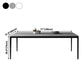 Contemporary Style Sintered Stone Dining Table Rectangle Table with 4 Legs Base Clearhalo ' dining_table' 'Dining Tables & Seating' 'Dining Tables' 'furn' 'furn_dining_table' 'Furniture' 'furniture_dining_table' 'Kitchen & Dining Furniture' 'kitchen&dining_furn' 'kitchen' 'kitchen_dining_table' 1200x1200_991e65c2-484f-4ed1-8761-e6ba00e08e24