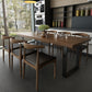 Industrial Style Solid Wood Top Dinette Set with Rectangle Shape Table Dining Room Set Clearhalo 'Dining Room Sets' 'Dining Tables & Seating' 'dining_room_set' 'furn' 'furn_dining_room_set' 'Furniture' 'furniture_dining_room_set' 'Kitchen & Dining Furniture' 'kitchen&dining_furn' 'kitchen' 1200x1200_992405b7-157b-4309-a107-2797935a8219