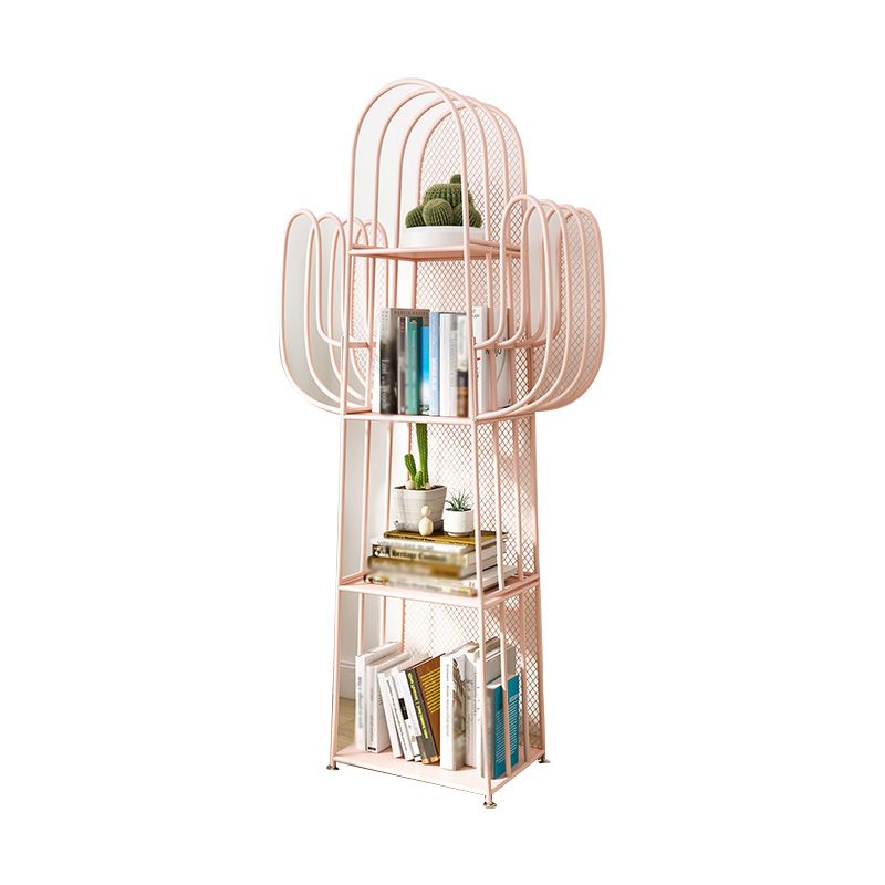 Scandinavian Iron Geometric Bookshelf Vertical Bookshelf,16.5"L x 11.8"W x 59"H Clearhalo 'Bookcases' 'furn' 'furn_bookcases' 'Furniture' 'furniture_bookcases' 'kitchen' 'kitchen_bookcases' 'Living Room Furniture' 'Office Furniture' 1200x1200_9924bb7f-b913-4934-be6c-e691a5574224