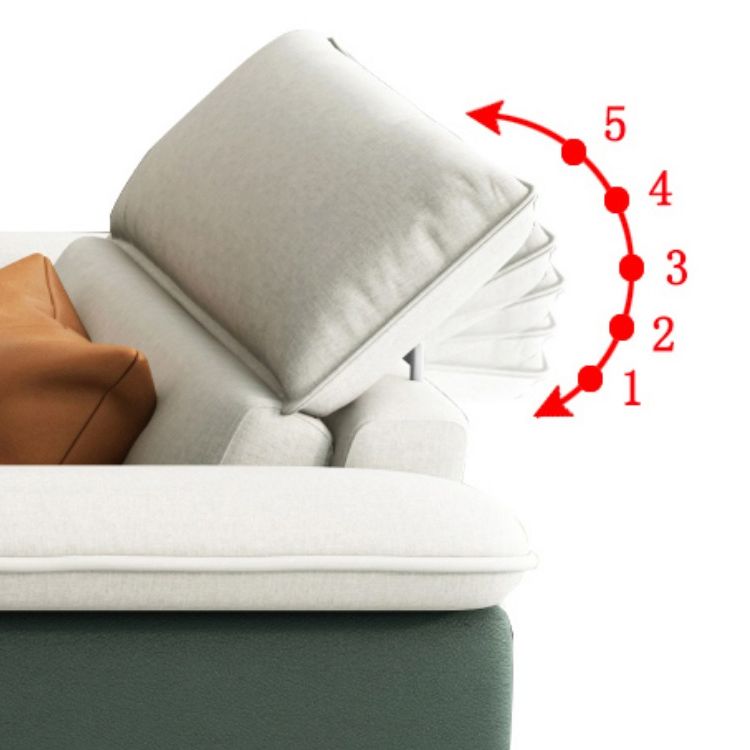 Canapés sectionnels en tissu en bois massif sectionnel pour le salon