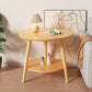 Living Room Round Wood End Table Tripod Side Table with Shelf Clearhalo 'Coffee & Accent Tables' 'End & Side Tables' 'end_side_tables' 'furn' 'furn_end_side_tables' 'Furniture' 'Living Room Furniture' 1200x1200_9926a6b7-b313-4585-b8c9-26f5731c1253