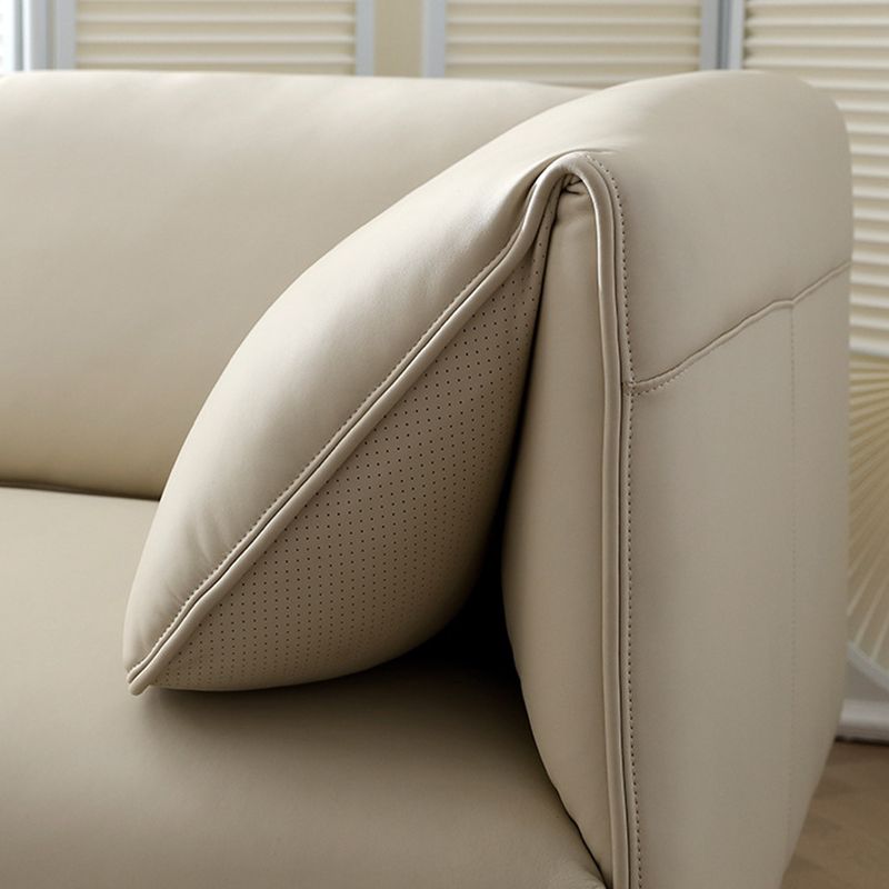 Soludo cuscino cucito di divano moderno a sedere per cuscinetto in pelle finta - 26,77 "h