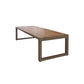 29.53 "Tall Rectangular Office Desk Modern Solid Wood Writing Desk
