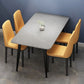 Rectangle Sintered Stone Two-Color Dining Table Simplicity 4 Legs Table for Dining Room Clearhalo ' dining_table' 'Dining Tables & Seating' 'Dining Tables' 'furn' 'furn_dining_table' 'Furniture' 'furniture_dining_table' 'Kitchen & Dining Furniture' 'kitchen&dining_furn' 'kitchen' 'kitchen_dining_table' 1200x1200_992abed6-317c-40ba-b3a2-3b305f580cbd