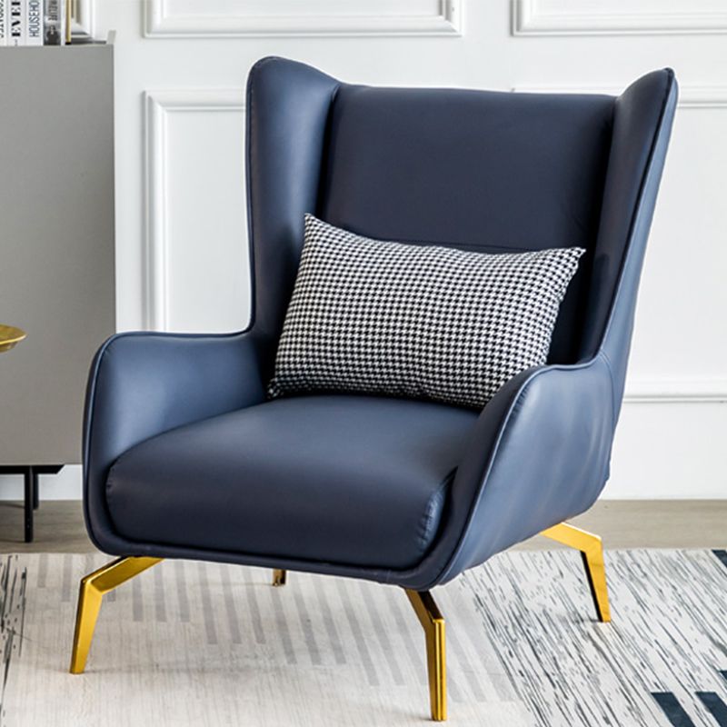 Vaste kleur wijd uitlopende wapenstoel Basis vierpoten stoel voor woonkamer/slaapkamer