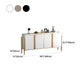 Glam Sideboard Stone Top con sideboard della porta per soggiorno