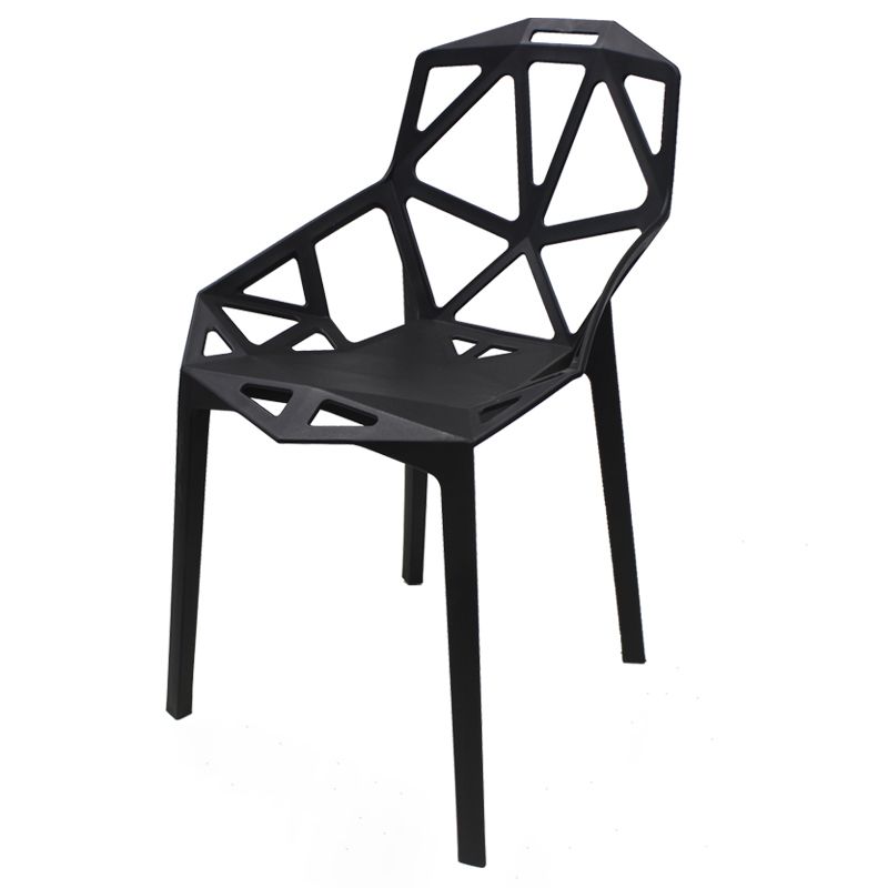 Contemporary Style Dining Chair Plastic Dining Arm Side Chair for Kitchen (Set of 4) Clearhalo ' kitchen&dining_furn' 'Dining Chairs' 'Dining Tables & Seating' 'dining_chair' 'furn' 'furn_dining_chair' 'Furniture' 'furniture_dining_chair' 'Kitchen & Dining Furniture' 'kitchen' 1200x1200_9931cd80-11a3-475c-a6c9-e64d4ffe51d7
