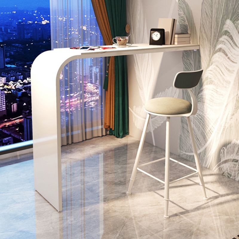 Stone and Metal Bar Dining Table Contemporary Counter Height Table Clearhalo 'Bar Furniture' 'Bar Tables' 'bar_tables' 'furn' 'furn_bar_tables' 'Furniture' 'Kitchen & Dining Furniture' 1200x1200_9931f66e-a0ca-40f7-8a27-27b3a9c20142