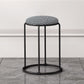 Modern Ottoman Leather Upholstered Tear Resistant Round Ottoman with Chair Legs