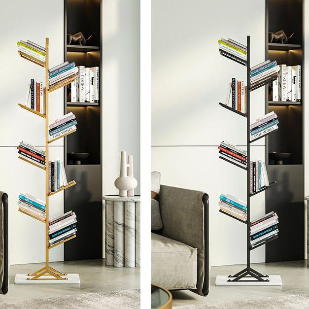 9.49"W Bookshelf Invisible Contemporary Style Bookcase for Office Home