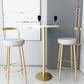 Glam Armless Backrest Counter Stool Iron Bar Stool with Cushion and Pedal for Kitchen Use Clearhalo 'Bar Furniture' 'Bar Stools' 'bar_stools' 'furn' 'furn_bar_stools' 'Furniture' 'Kitchen & Dining Furniture' 1200x1200_993943d3-531c-4c1c-99ee-41b942f3d7a6