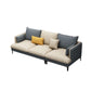 Light-Grey Waterproof Faux Leather Sofa Slipcovered Sectional with Recessed Arms Clearhalo 'furn' 'furn_sectionals' 'Furniture' 'furniture_sectionals' 'Living Room Furniture' 'Sectionals' 1200x1200_993a2d67-c4a4-4649-8a7e-34b2245a989b