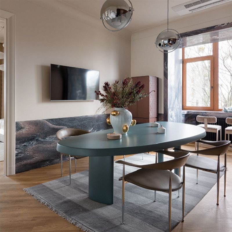 Solid Wood Dining Table Free Form Furniture for Home with Tripod Base Clearhalo 'Dining Tables & Seating' 'Dining Tables' 'dining_table' 'furn' 'furn_dining_table' 'Furniture' 'furniture_dining_table' 'Kitchen & Dining Furniture' 'kitchen' 'kitchen_dining_table' 1200x1200_993cae80-e86c-492c-8a8c-f4f78df49ea4