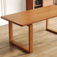 Pine Wood Contemporary Rectangular Table Wood Top Table with Sled Base Clearhalo 'Dining Tables & Seating' 'Dining Tables' 'dining_table' 'furn' 'furn_dining_table' 'Furniture' 'Kitchen & Dining Furniture' 1200x1200_993d9138-f96c-454b-a846-0d6dcc64b286