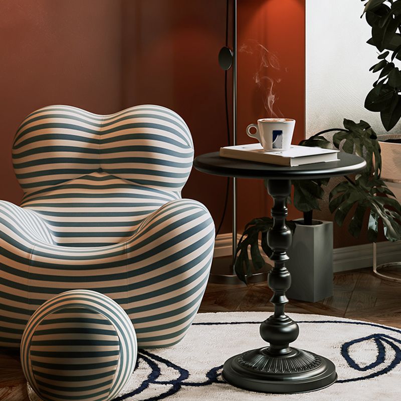 16,5 "W x 16,5" D x 20,5 "H Sofa Side Accent Table Metal Style Rustic Style Table