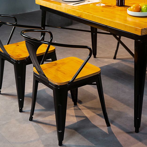 Industrial Style Wooden Dining¬†Room¬†Set Standard Height Formal Dining Table Furniture Clearhalo 'Dining Room Sets' 'Dining Tables & Seating' 'dining_room_set' 'furn' 'furn_dining_room_set' 'Furniture' 'furniture_dining_room_set' 'Kitchen & Dining Furniture' 'kitchen&dining_furn' 'kitchen' 1200x1200_9941106a-4ead-4e96-8c12-6b0d4e2f8769