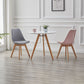 Modern Style Chairs Kitchen Armless Side Chair with Wooden Legs Clearhalo 'Dining Chairs' 'Dining Tables & Seating' 'dining_chair' 'Furniture' 'furniture_dining_chair' 'Kitchen & Dining Furniture' 1200x1200_99414d48-9641-4f75-923b-3ff1a97b47f1