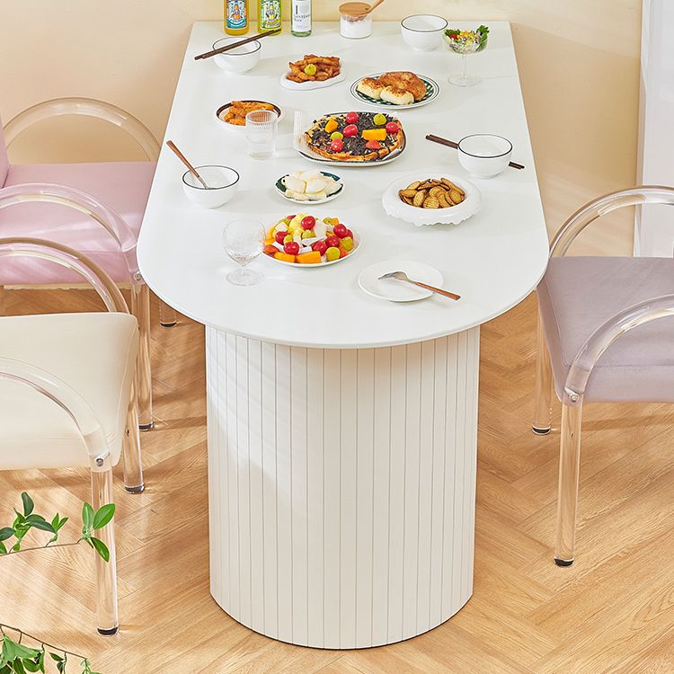 Metal Modern Free Form Table High Gloss White Sintered Stone Table for Dining Room Clearhalo ' dining_table' 'Dining Tables & Seating' 'Dining Tables' 'furn' 'furn_dining_table' 'Furniture' 'furniture_dining_table' 'Kitchen & Dining Furniture' 'kitchen&dining_furn' 'kitchen' 'kitchen_dining_table' 1200x1200_99423c5e-6957-4ecb-a076-ec66a7e6f555